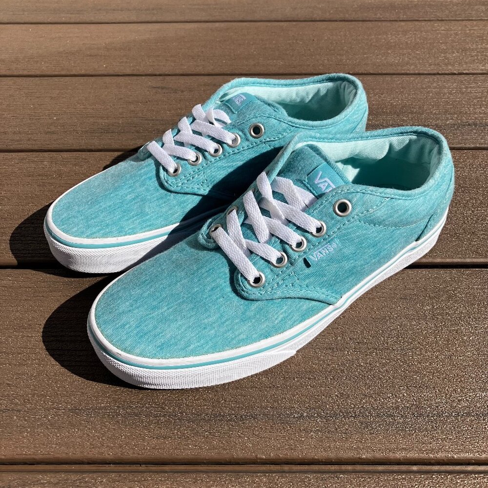 Vans Teal Low Top Lace Up Skate Shoes
